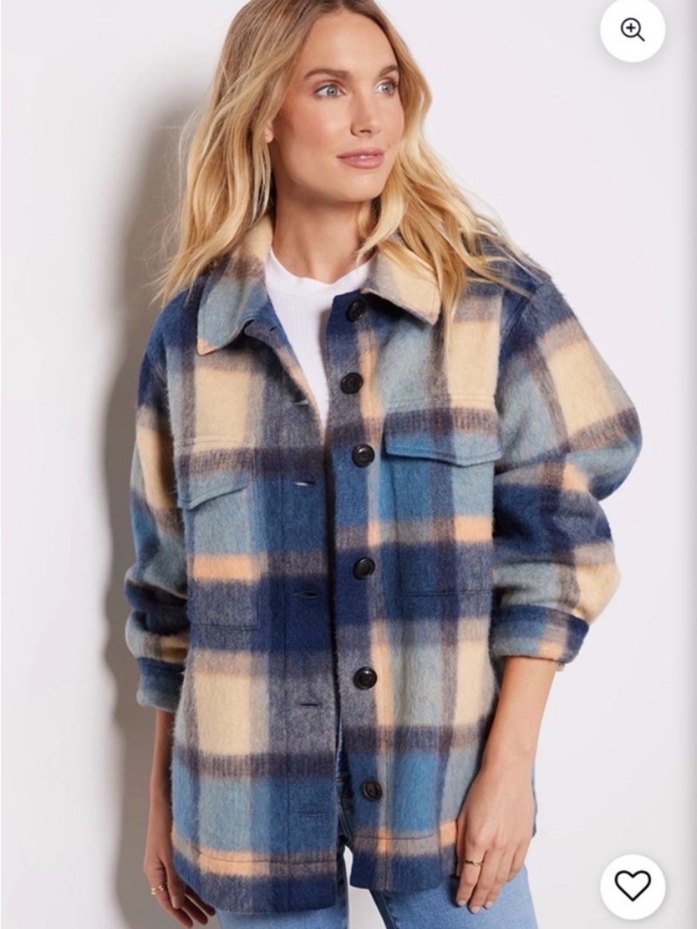 NWT Faherty Cotswold Shirt Jacket